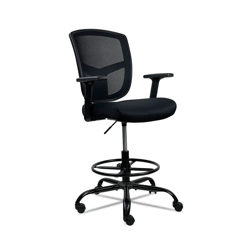 MC-7803 Bracciolo per sedia da ufficio in rete con schienale medio mobile rapido regolabile in altezza
